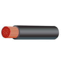 0 B&S Black Single Core Battery Starter Cable