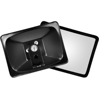 Britax Black Steel Convex Spotter Mirror H 150mm x D 95mm x W 110mm
