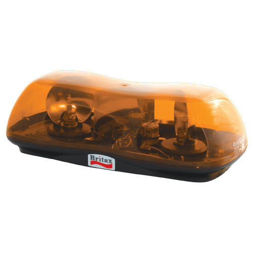 Britax 420-00-12V Lightbar Amber Flange Base